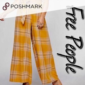 NWT Intimately Free People GoodorPlaid Pants SizeM